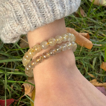 Golden Rutilated Quartz Bracelet – Premium Quality Natural Stone Accessory