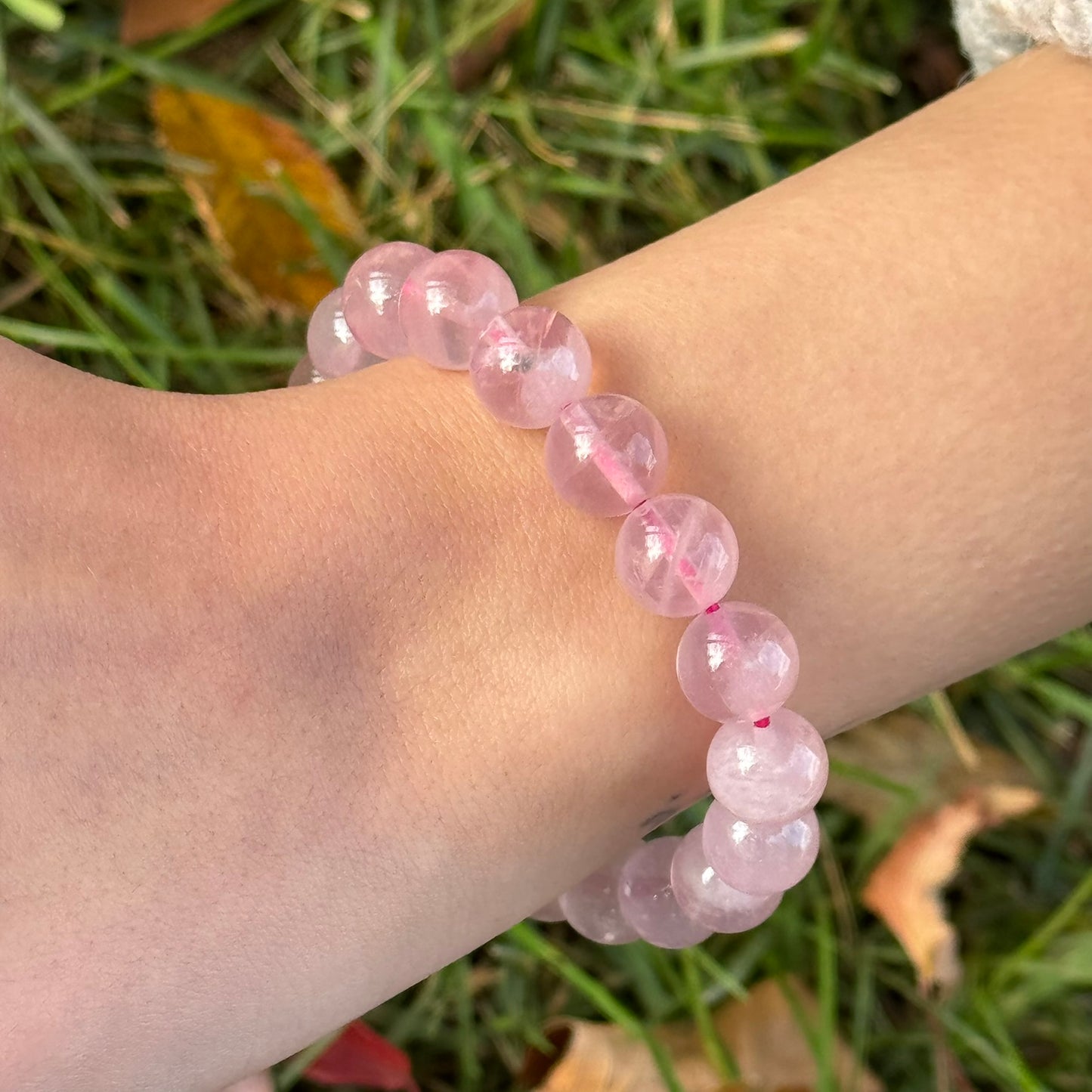 Rose Quartz Bracelet from Madagascar – Crystal Beads - (AA Quality)