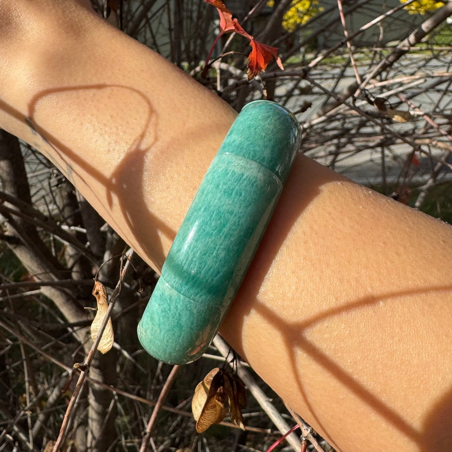 Amazonite Bangle Bracelet