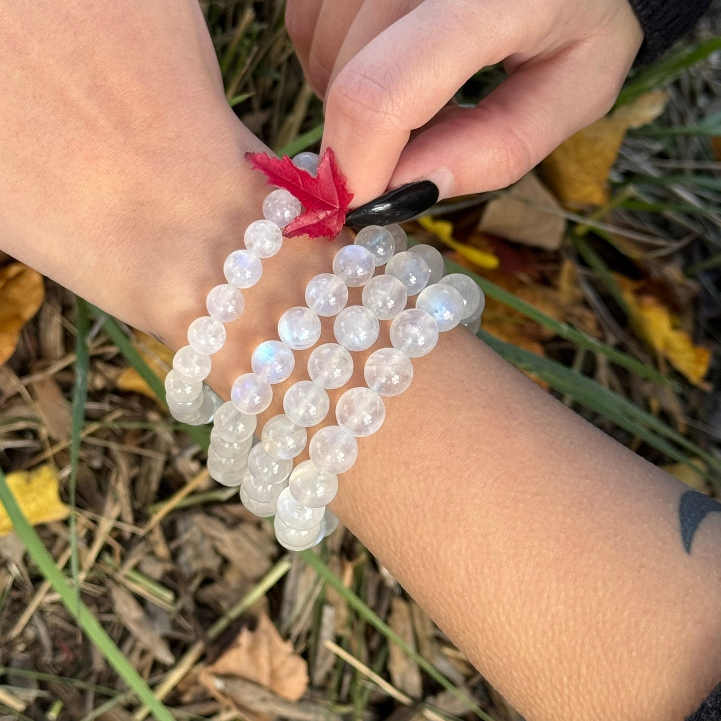 Rainbow Moonstone Bracelet – Shimmering Elegance for Every Occasion - (AAAA Quality)