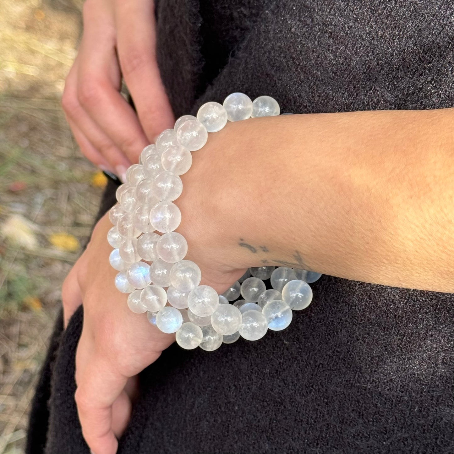 Rainbow Moonstone Bracelet – Shimmering Elegance for Every Occasion - (AAAA Quality)