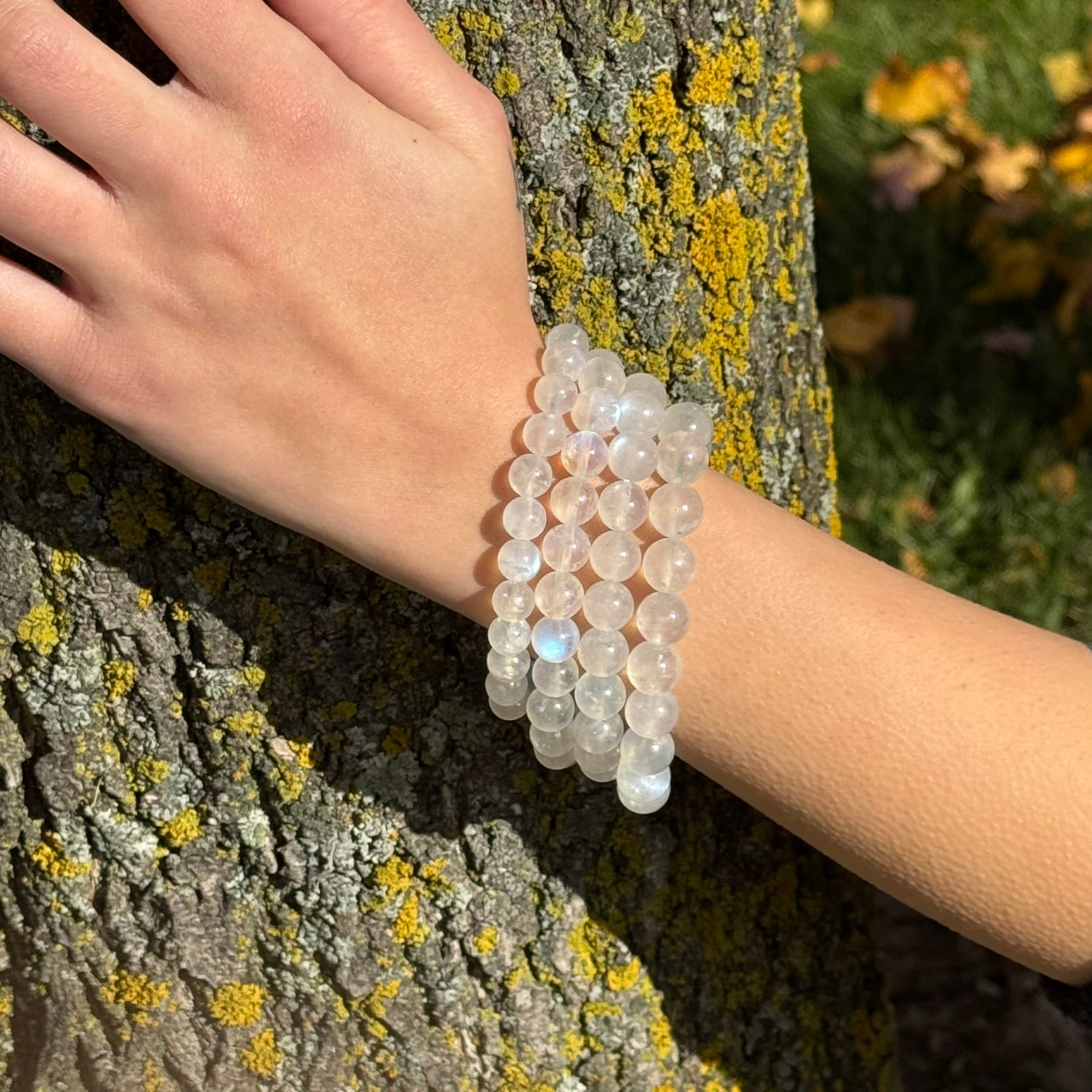 Rainbow Moonstone Bracelet – Shimmering Elegance for Every Occasion - (AAAA Quality)
