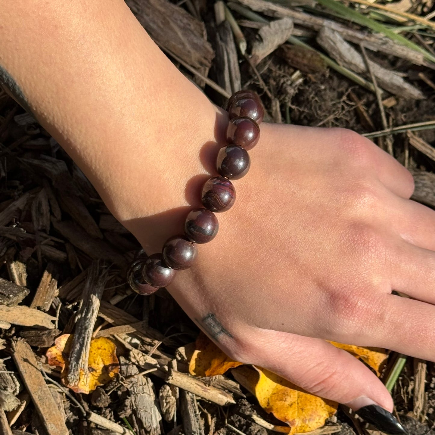 Boulder Opal Bracelet from Australia – Crystal for Jewelry Making - (AA Quality)