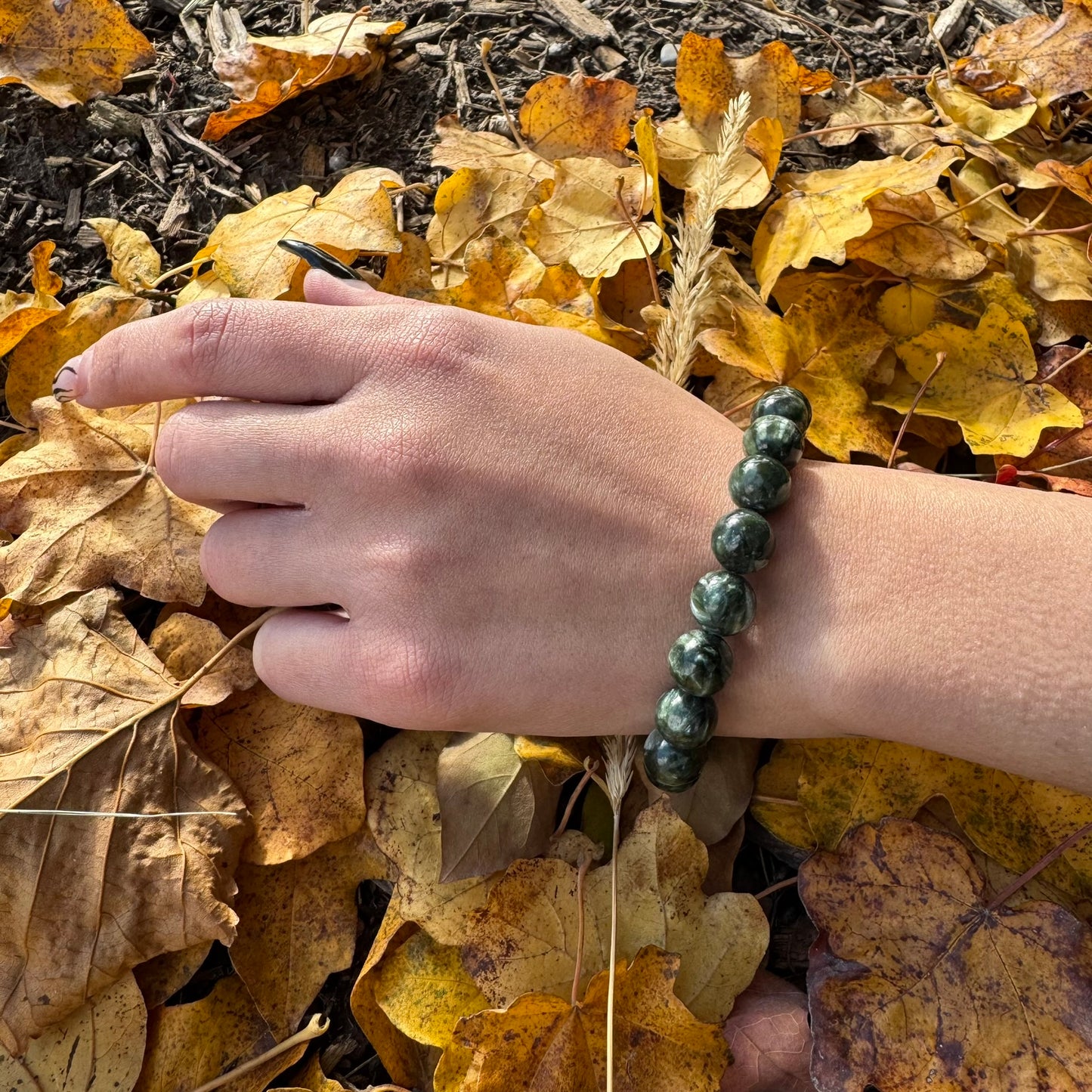 Seraphinite Bracelet – Premium Crystal Jewelry - (AAAA Quality)