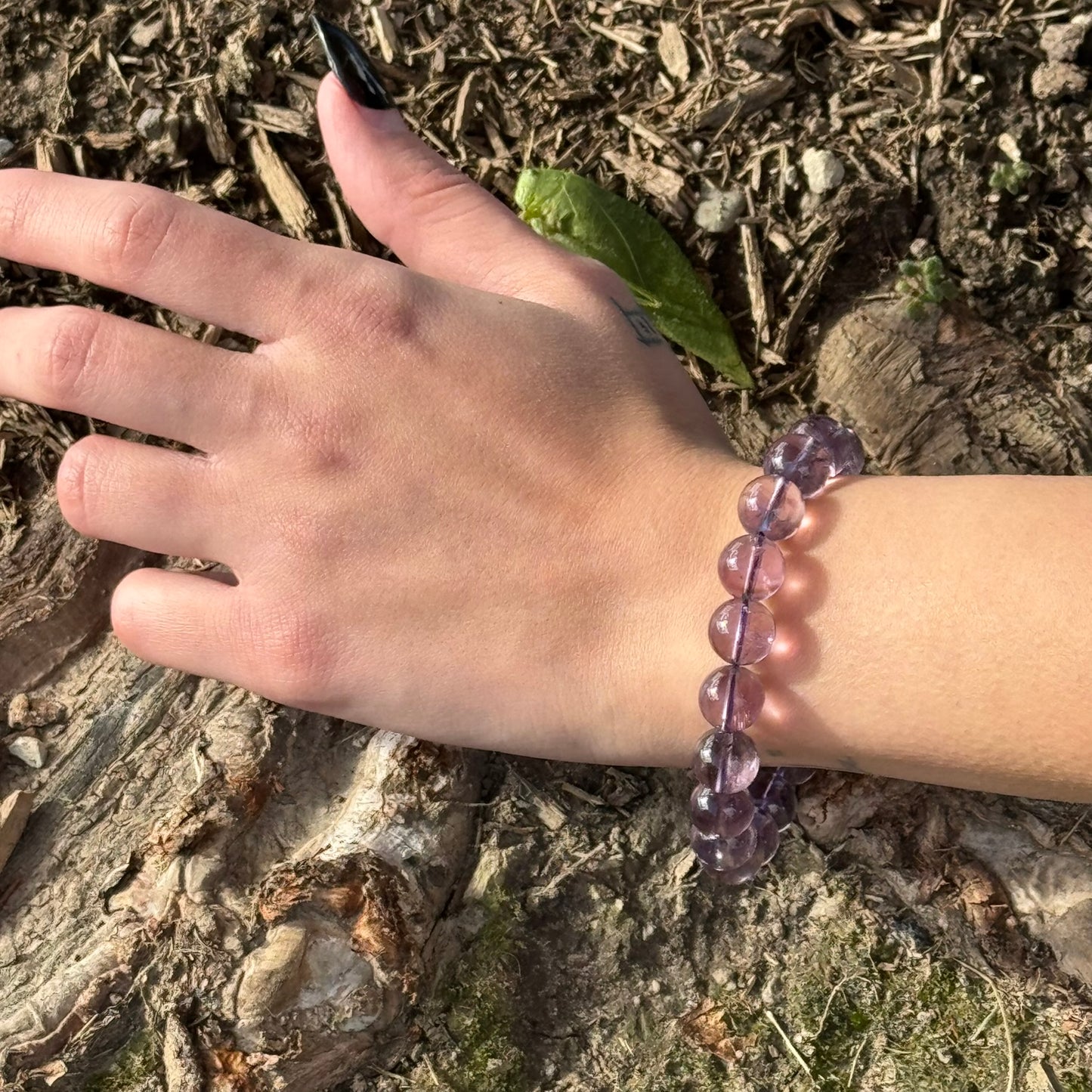 Lavender Amethyst Bracelet – Natural Purple Gemstone Jewelry - (AA Quality)