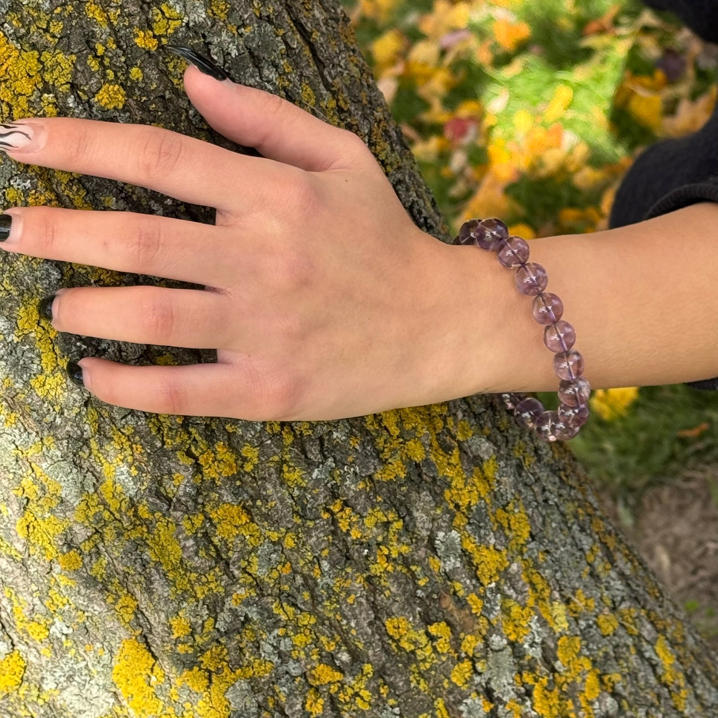 Lavender Amethyst Bracelet – Natural Purple Gemstone Jewelry - (AA Quality)