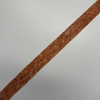 Sunstone Square Beads