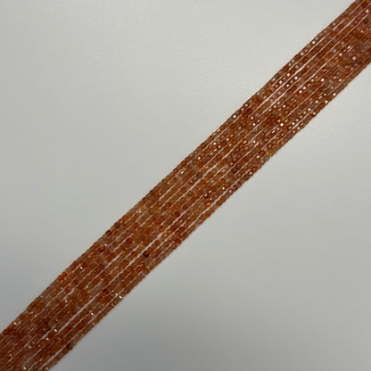 Sunstone Square Beads