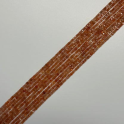 Sunstone Square Beads