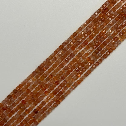 Sunstone Square Beads