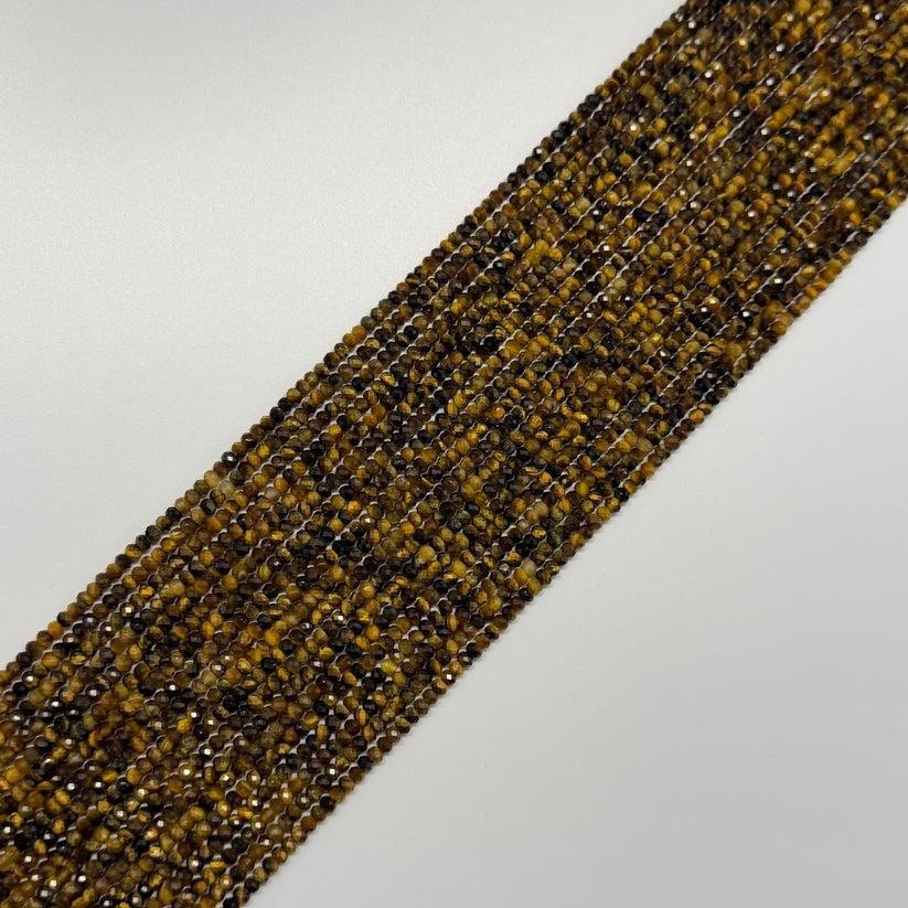 Faceted Rondelle Beads: Crystal & Gemstone Rondelle Beads for Jewelry Making, Beaded Necklaces, and More