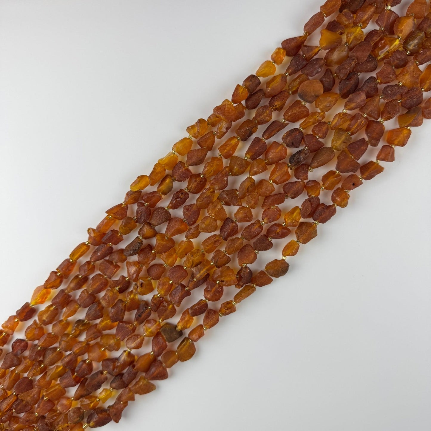Amber Raw Cognac Beads (A Quality)