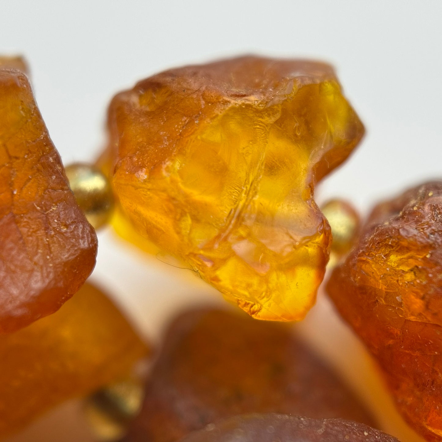 Amber Raw Cognac Beads (A Quality)