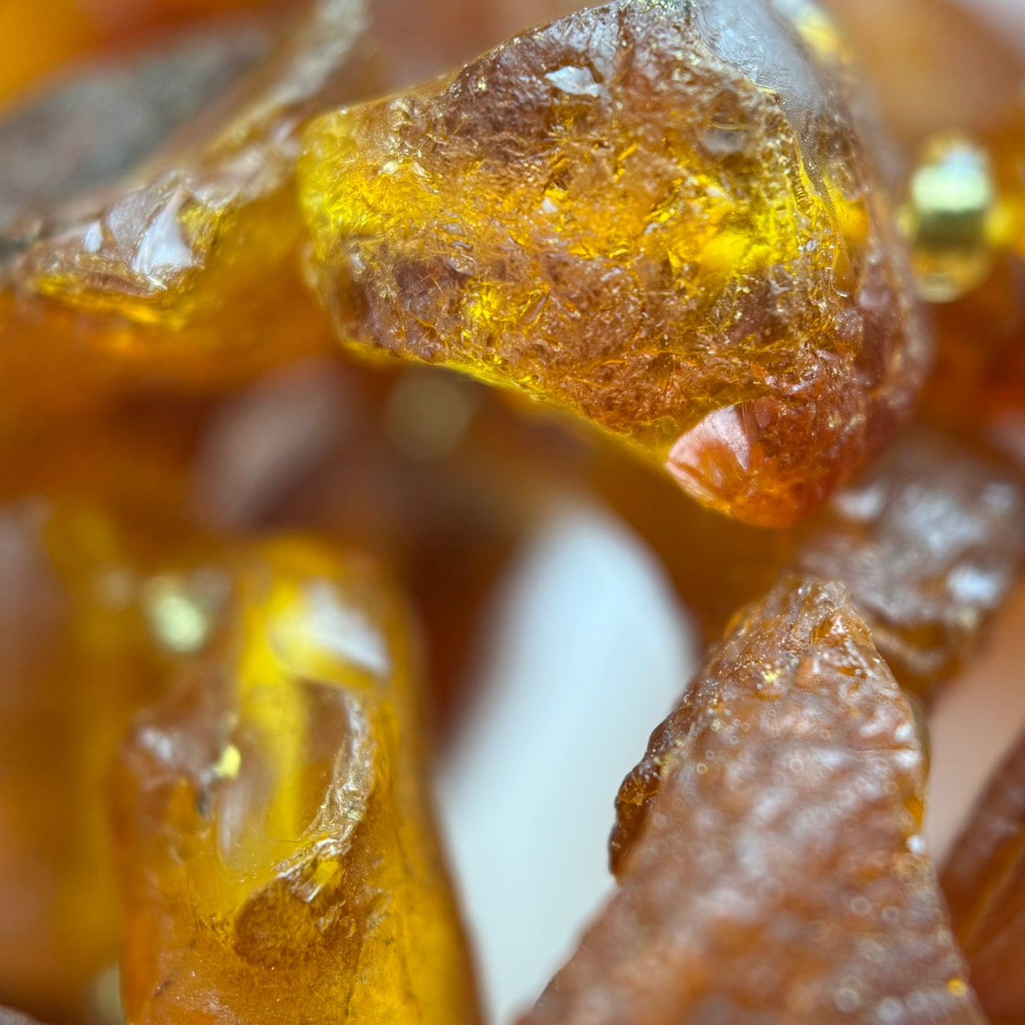 Amber Raw Cognac Beads (A Quality)