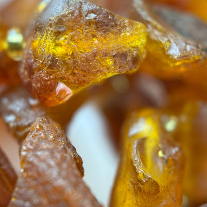 Amber Raw Cognac Gemstone Beads - (A Quality)