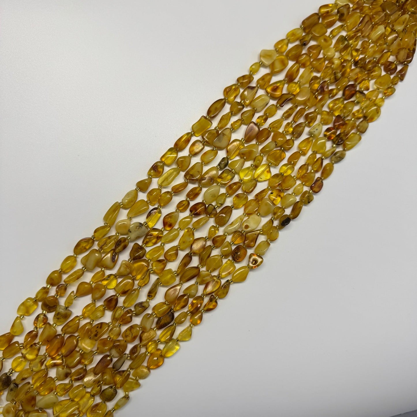 Amber Butterscotch Freeform Beads (AA Quality)