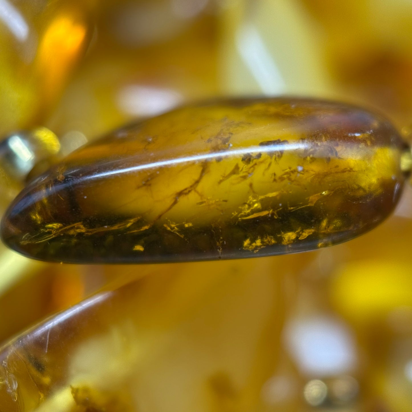 Amber Butterscotch Freeform Beads (AA Quality)