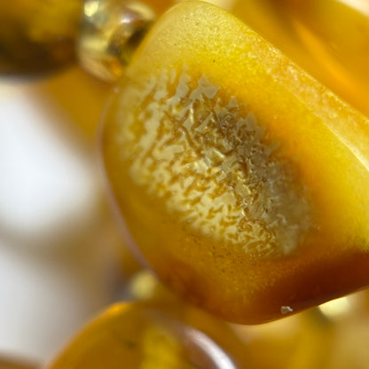Amber Butterscotch Freeform Gemstone Beads - (AA Quality)