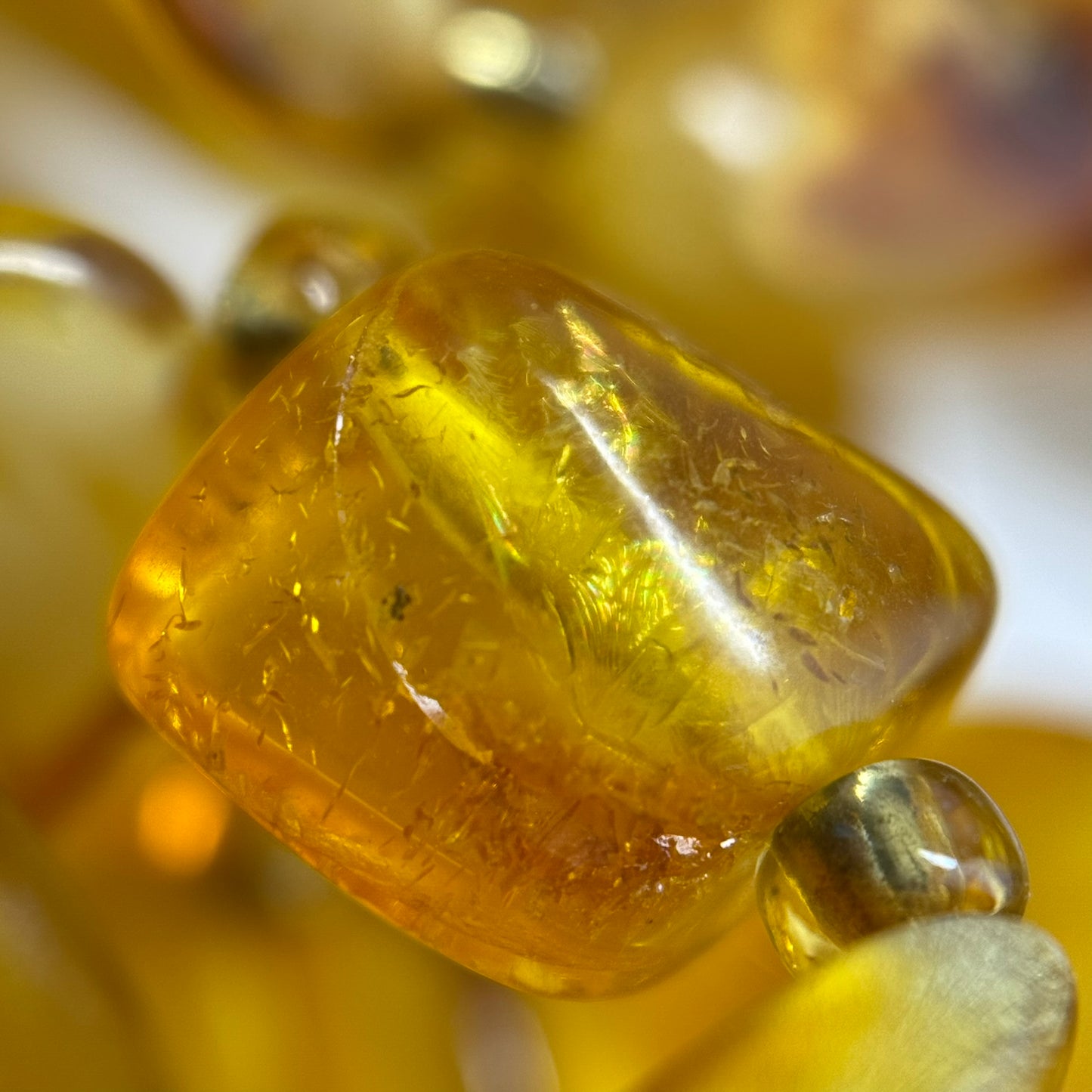 Amber Butterscotch Freeform Beads (AA Quality)