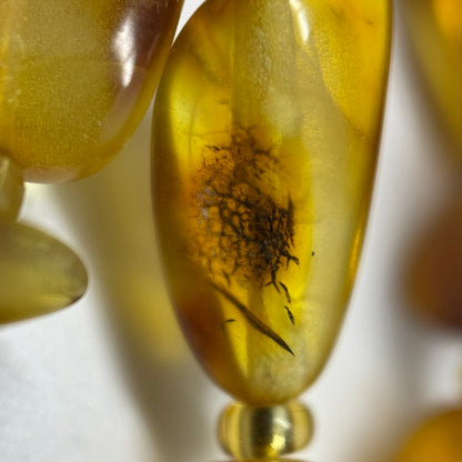 Amber Butterscotch Freeform Gemstone Beads - (AA Quality)
