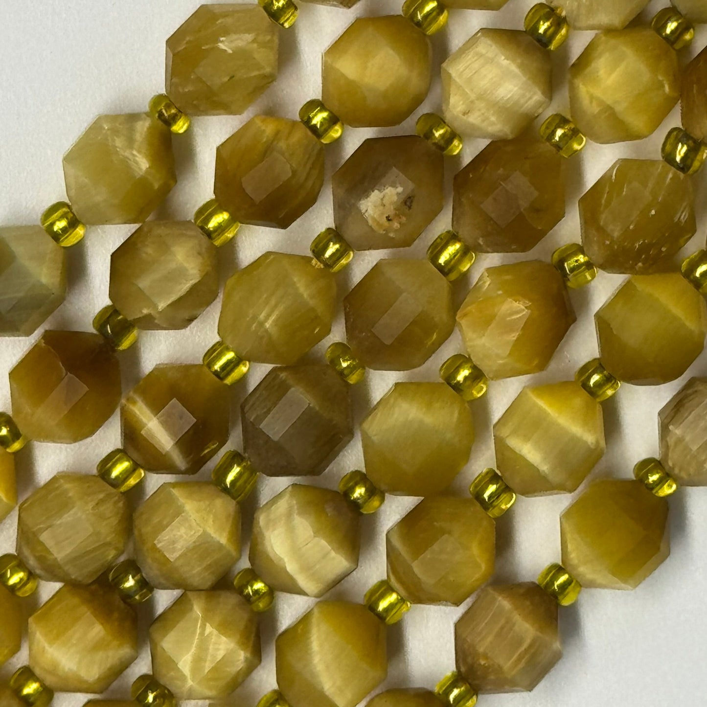 Tiger's Eye Dodecahedron Beads (AAA Quality)