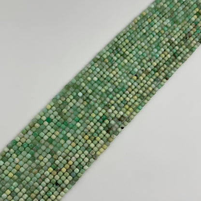 Chrysoprase Beads - Faceted Square