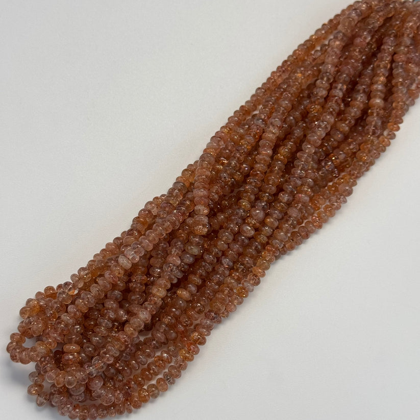 Polished Rondelle Stone Beads