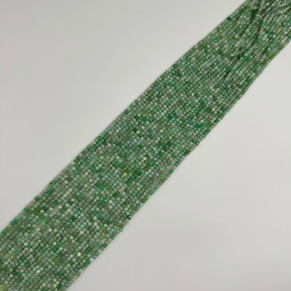 Chrysoprase Beads - Faceted Square