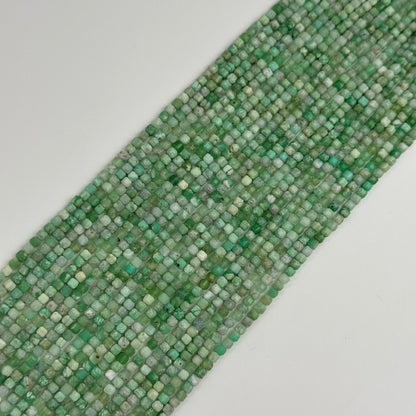Chrysoprase Beads - Faceted Square