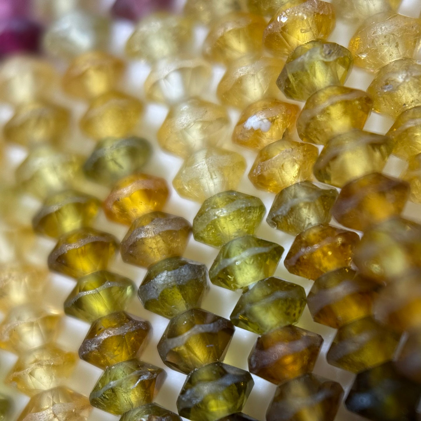 Multicolor Tourmaline Space Ship Beads – Natural Gemstone