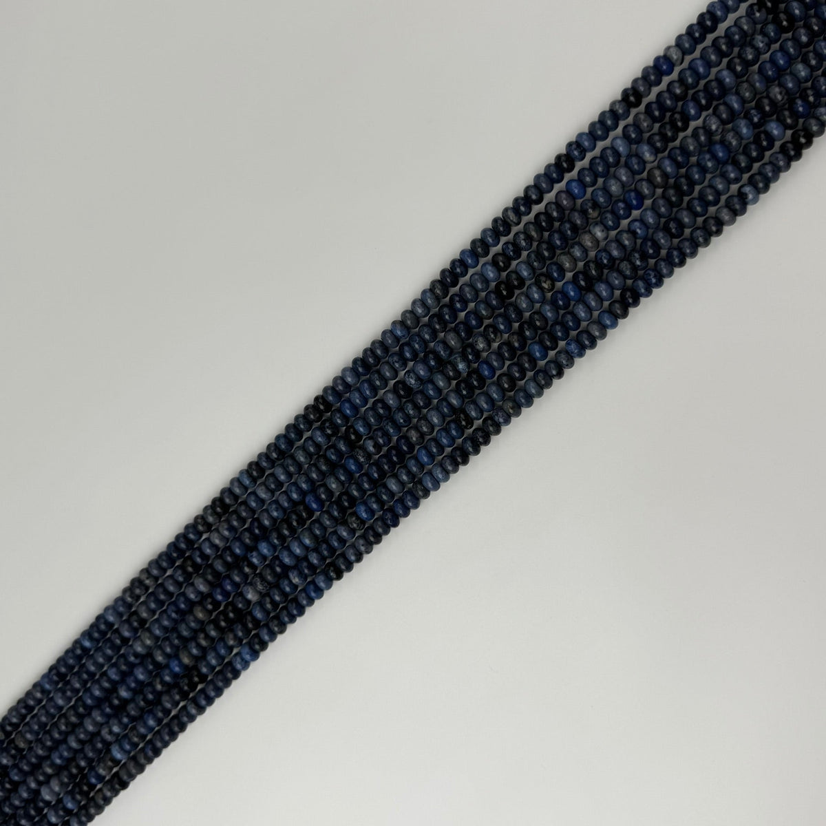Dumortierite Beads - Polished Rondelle