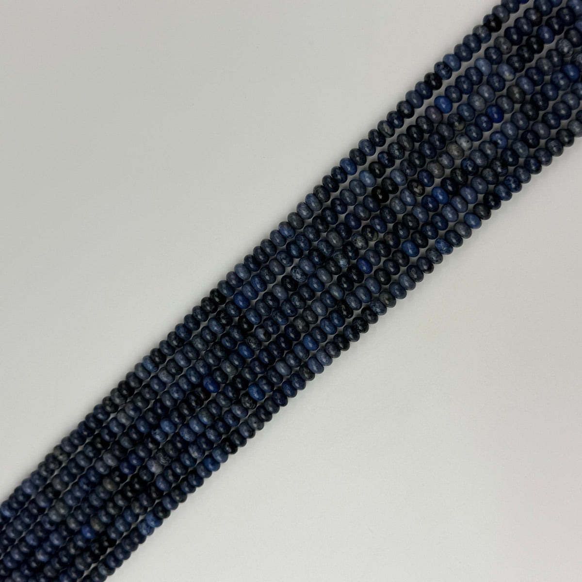 Dumortierite Beads - Polished Rondelle