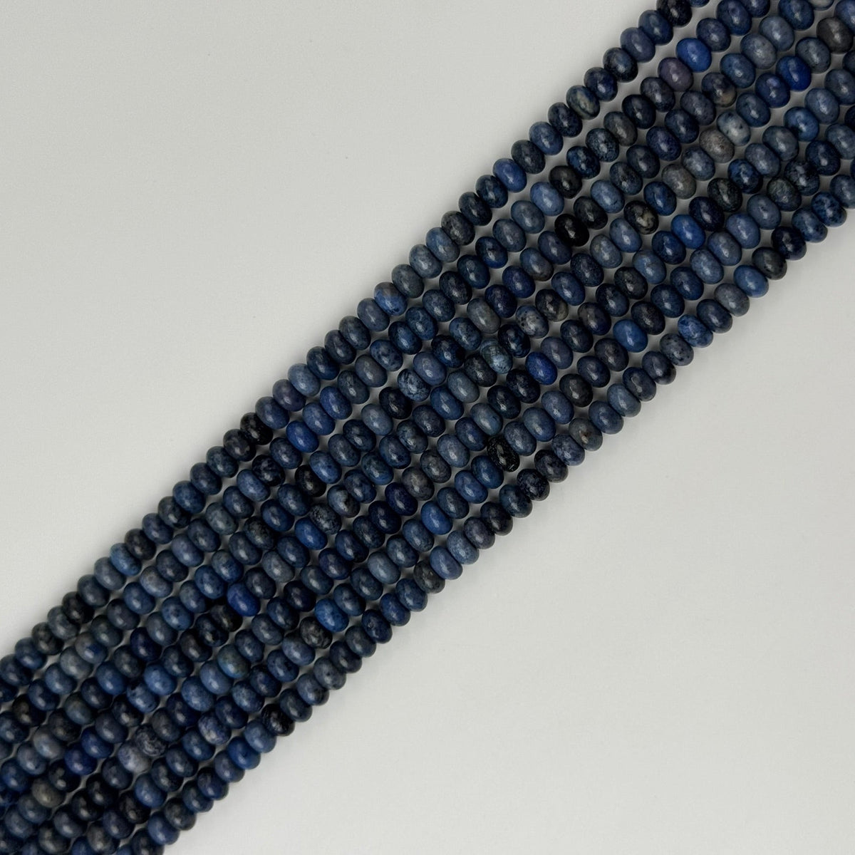Dumortierite Beads - Polished Rondelle