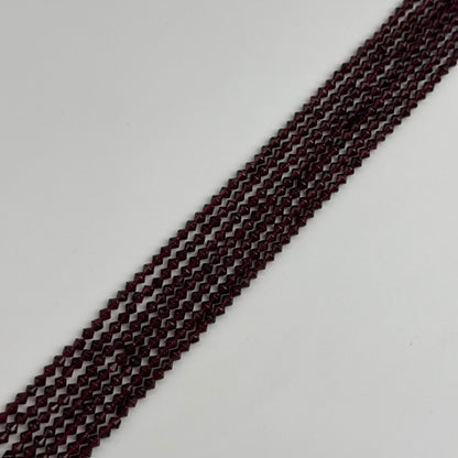Faceted Garnet Beads - Space Ship