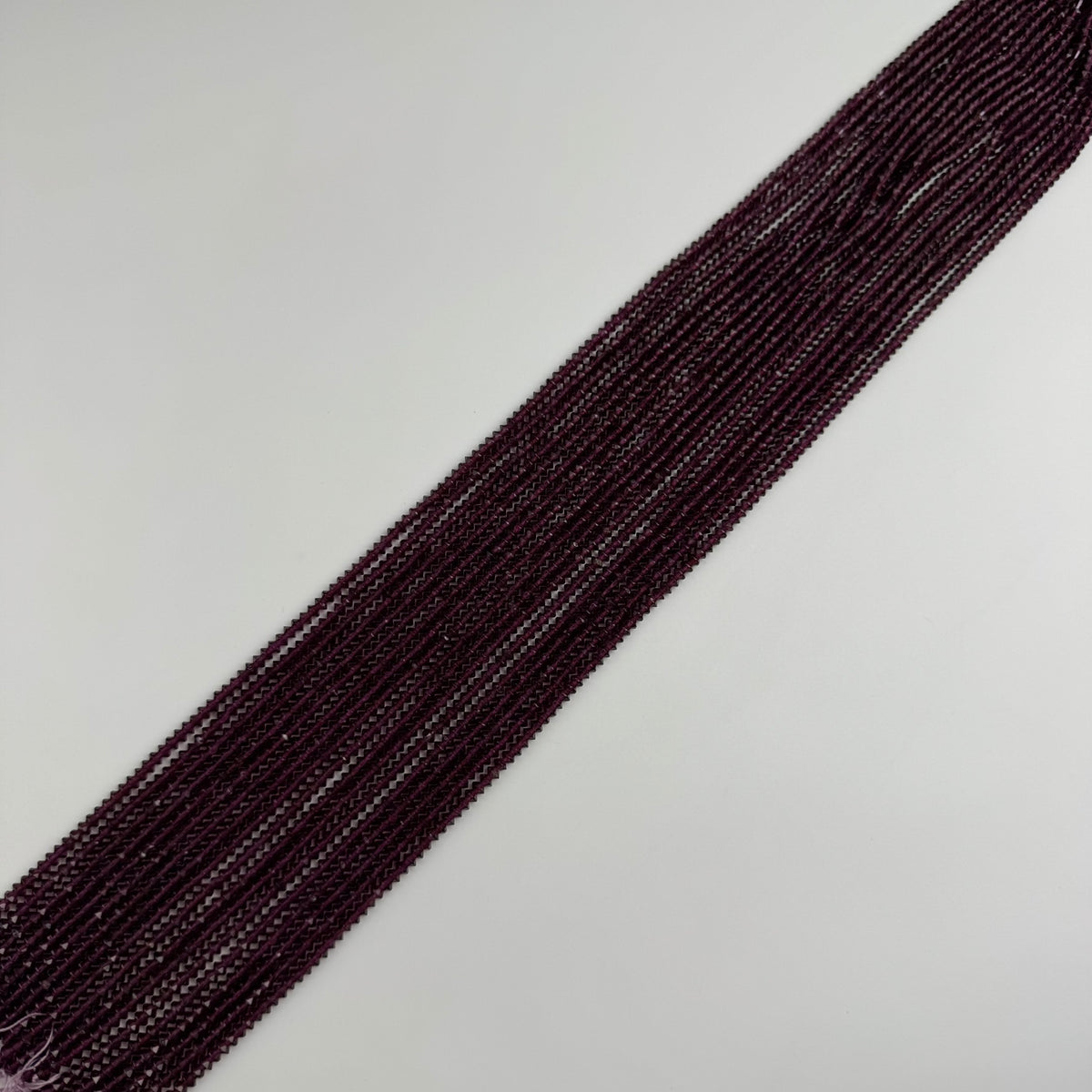Faceted Garnet Beads - Space Ship