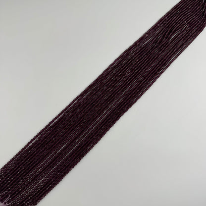 Faceted Garnet Beads - Space Ship