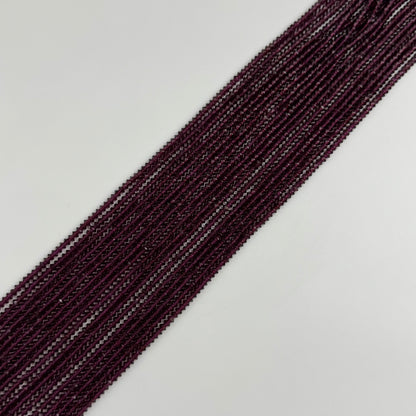 Faceted Garnet Beads - Space Ship