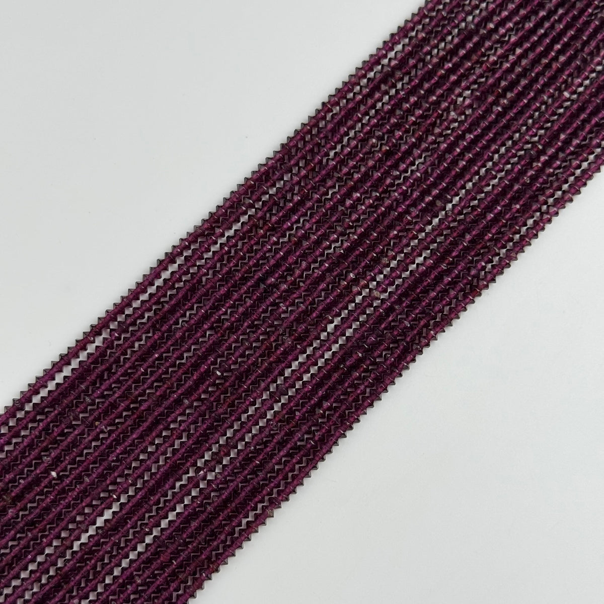 Faceted Garnet Beads - Space Ship