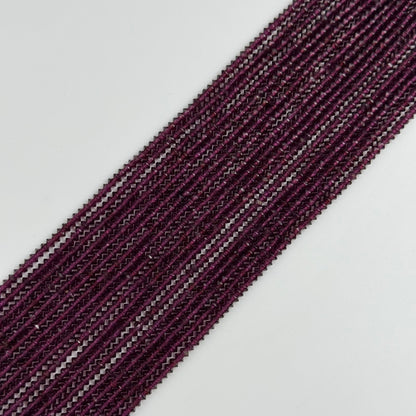 Faceted Garnet Beads - Space Ship