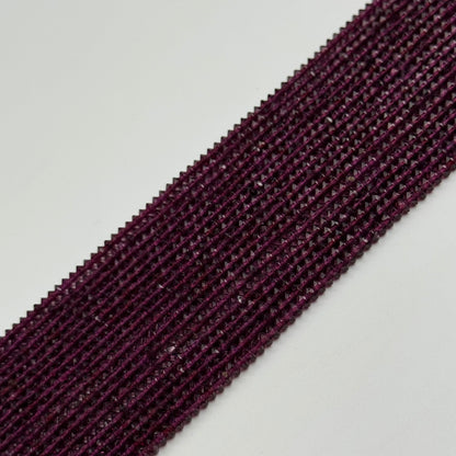Faceted Garnet Beads - Space Ship
