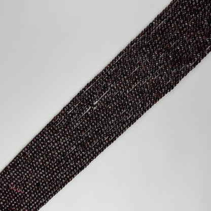 Faceted Garnet Beads - Square Shape (AAAA Quality)