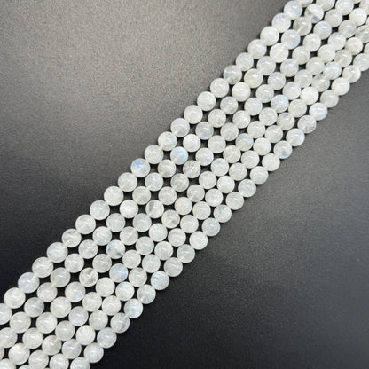Moonstone Polished Round Beads - (AAAA+ Quality)