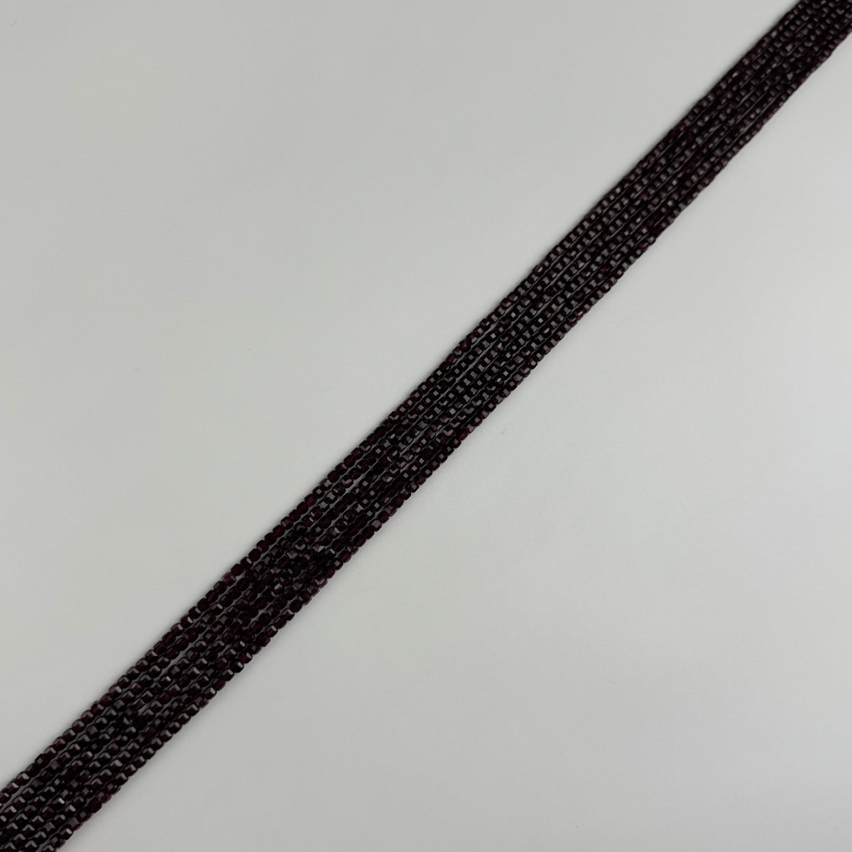 Faceted Garnet Beads - Square Shape (AAAA Quality)