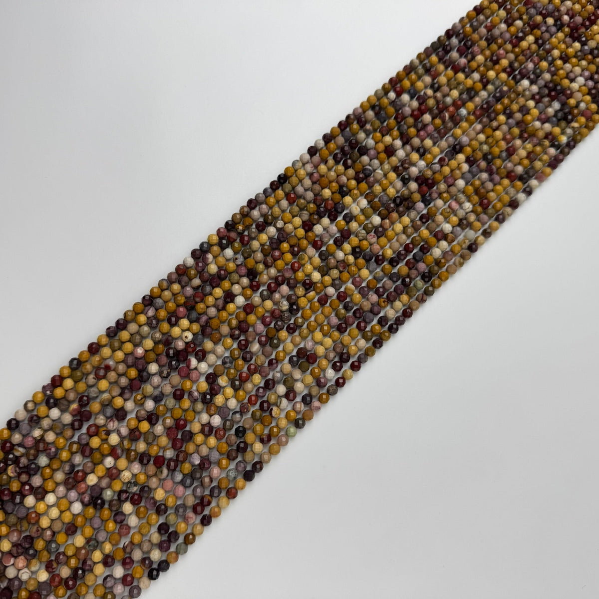 Faceted Mookaite Beads - Round Beads