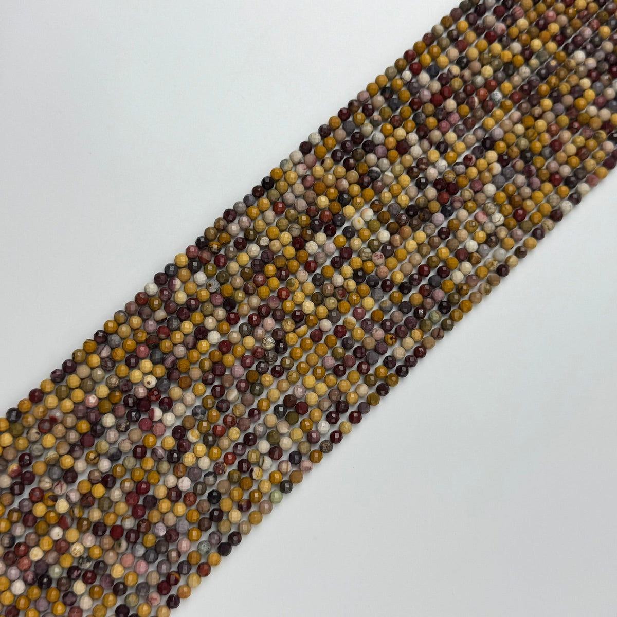 Faceted Mookaite Beads - Round Beads