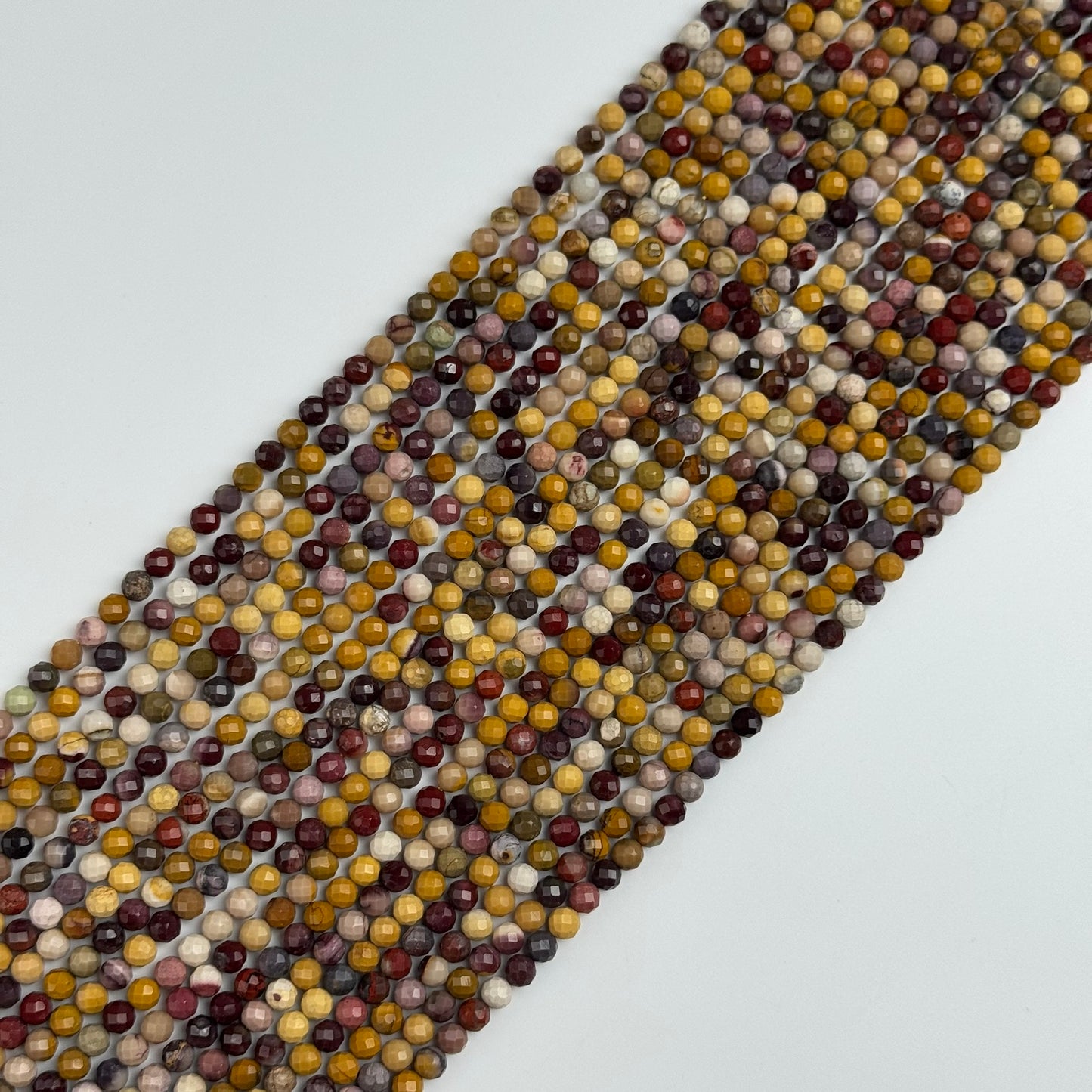 Faceted Mookaite Beads - Round Beads