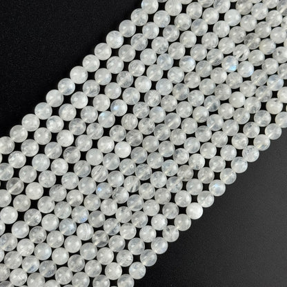 Moonstone Polished Round Beads - (AAAA+ Quality)