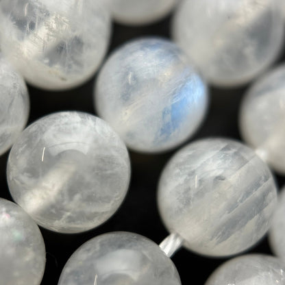 Moonstone Polished Round Beads - (AAAA+ Quality)
