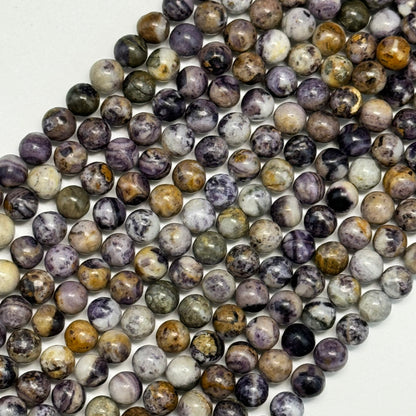 Jasper Tiffany Polished Round Beads (A Quality)