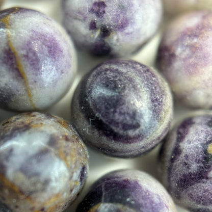 Jasper Tiffany Polished Round Beads (A Quality)